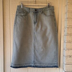 The Main Street Exchange Apparel denim skirt